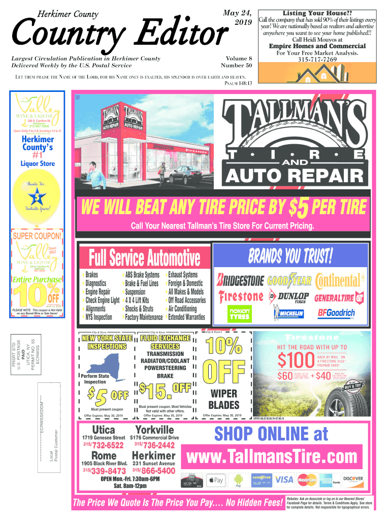 Fillable Online herkimer county land auction AWS Fax Email Print