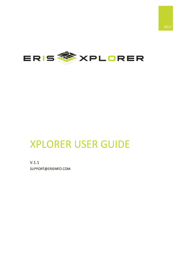 Fillable Online xplorer user guide ERIS Order Form Fax Email Print