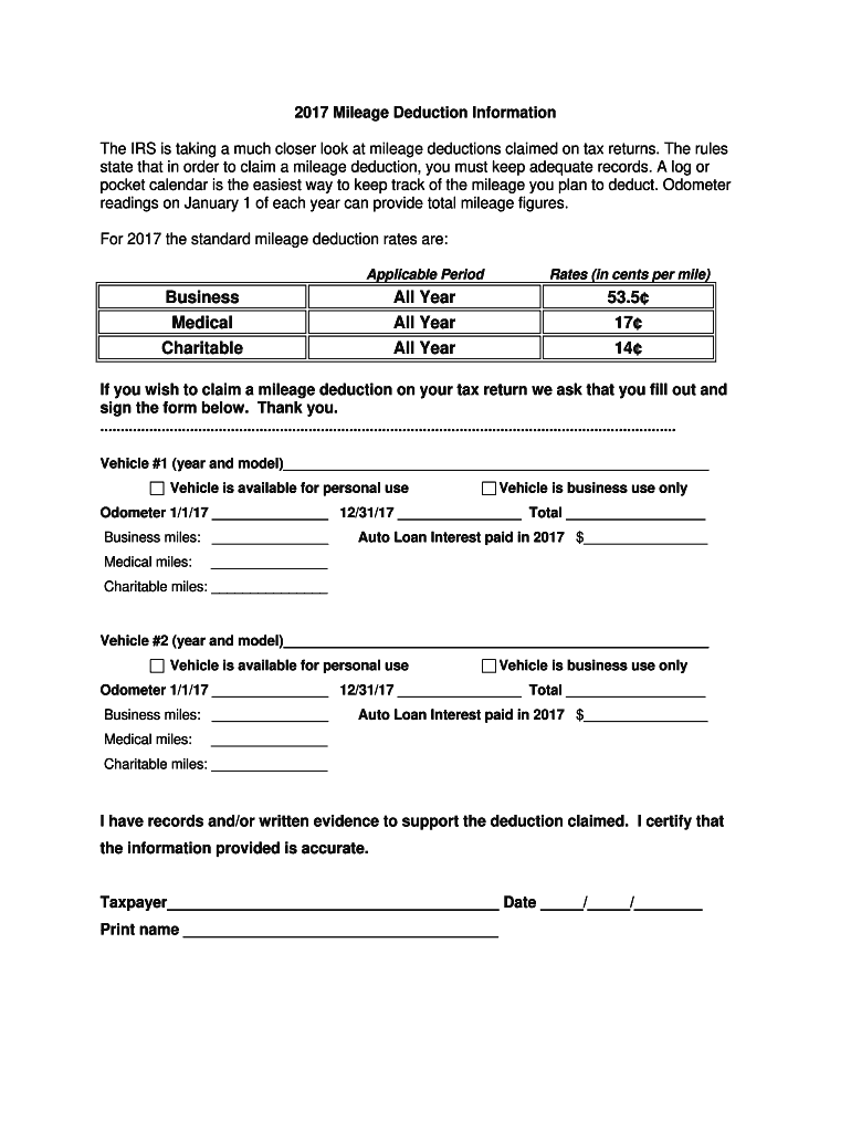 Fillable Online Everything You Need to Know About Claiming a Mileage