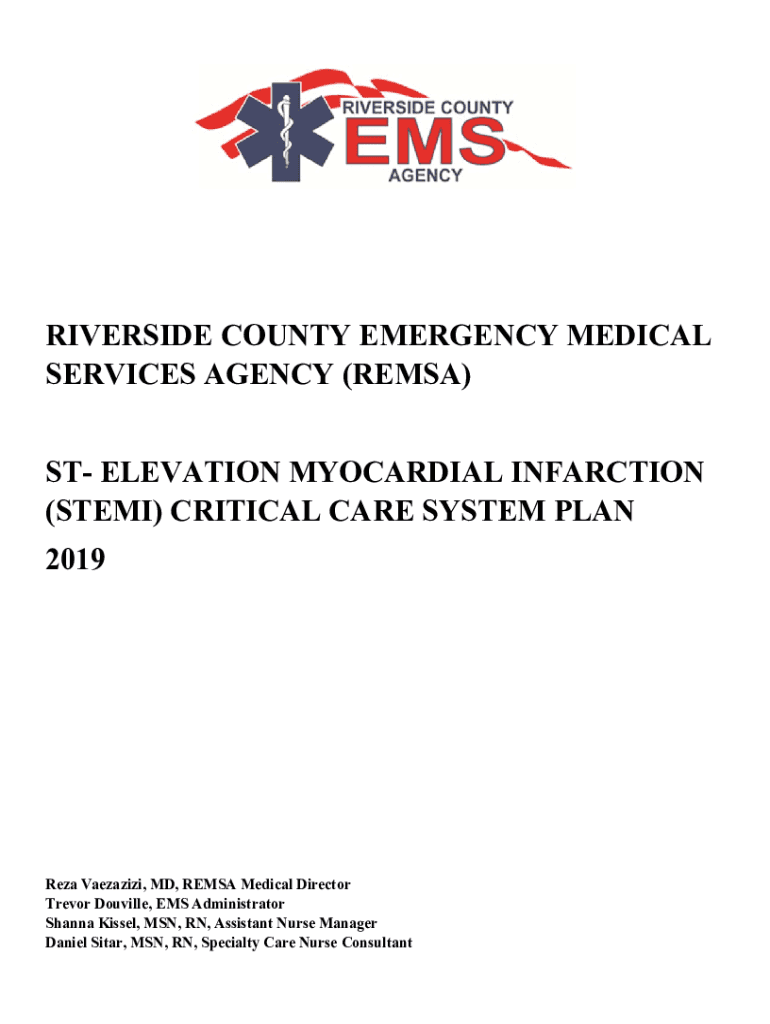 Fillable Online RIVERSIDE COUNTY EMERGENCY MEDICAL Fax Email Print