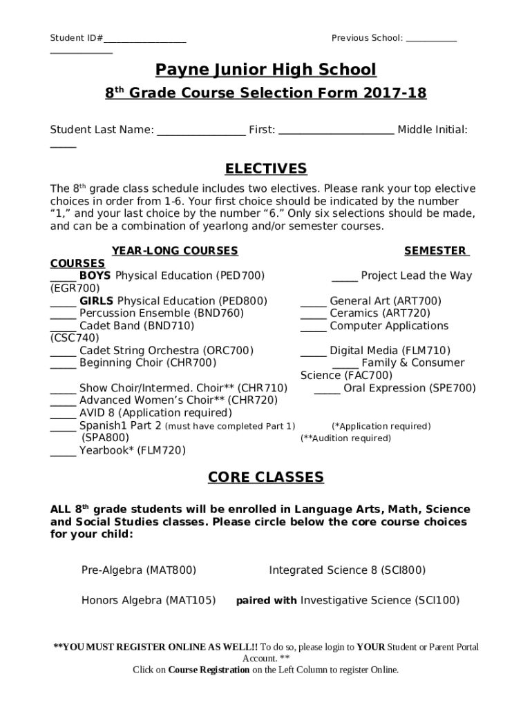 Online Payne Junior High School Fax Email Print Doc Template