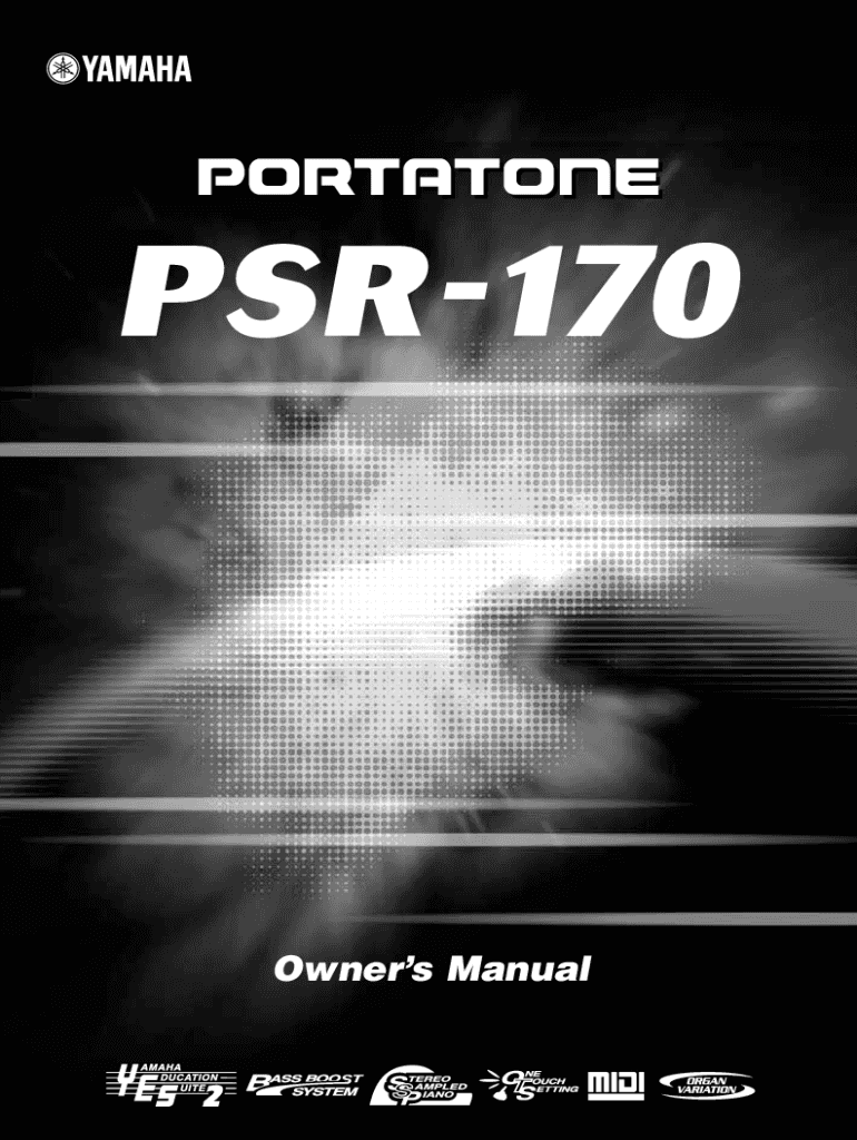 Fillable Online Yamaha Psr 550 Manual - restorative justice toolkit Fax