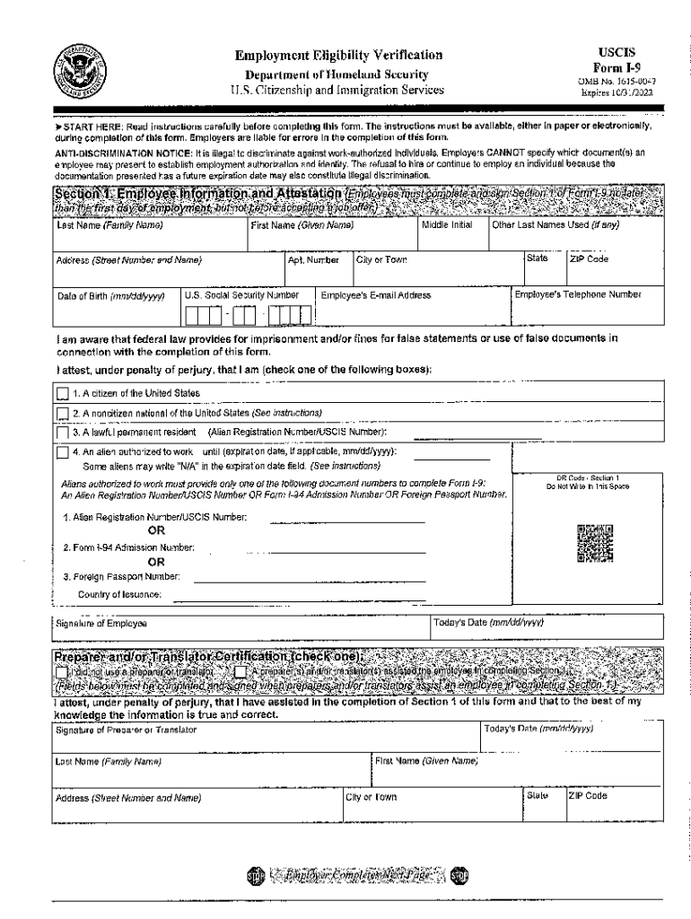 Fillable Online i-9-paper-version 2019 2.docx - USCIS Form I-9 Fax