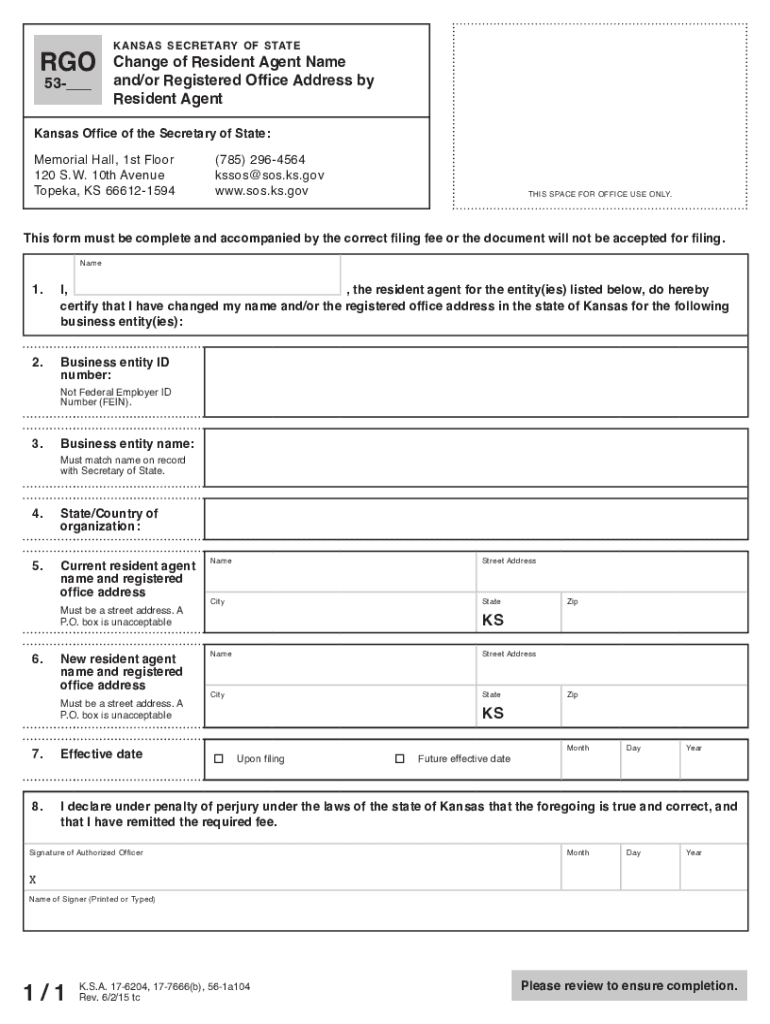 Kansas articles of organization Fill out & sign online DocHub