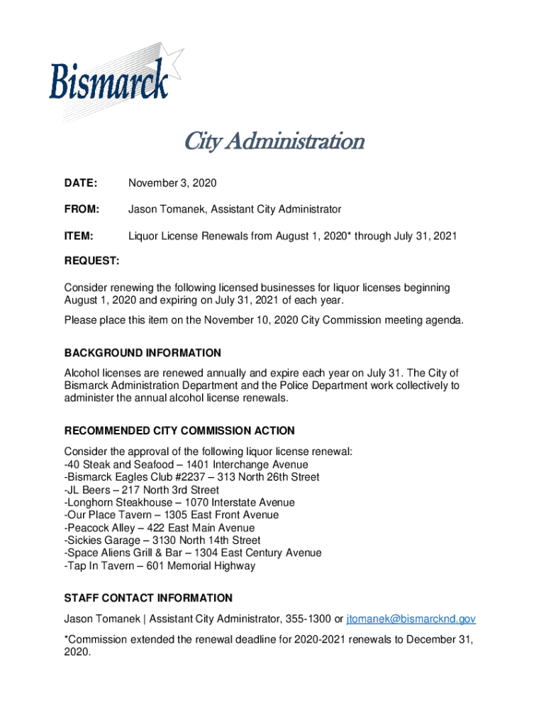 Fillable Online Liquor License Renewal.pdf Fax Email Print pdfFiller