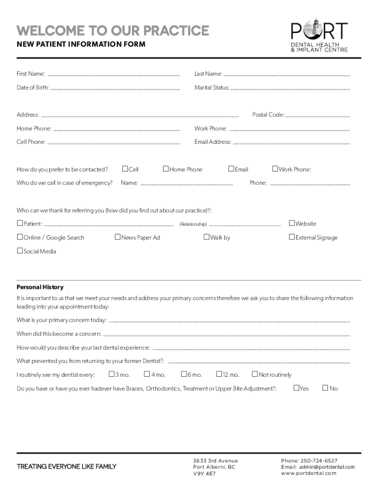 Fillable Online Complete New Patient Packet Meyer Pediatrics Fax