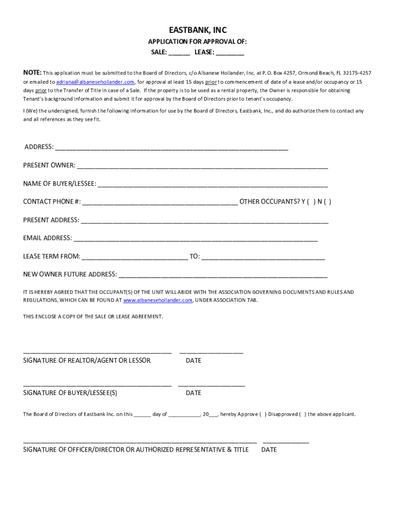 Fillable Online Boston Real Estate Board Rental Application Fax Email