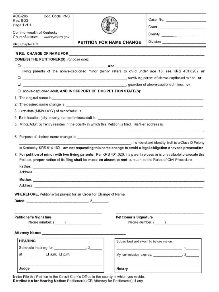 Aoc forms ky Fill out & sign online DocHub