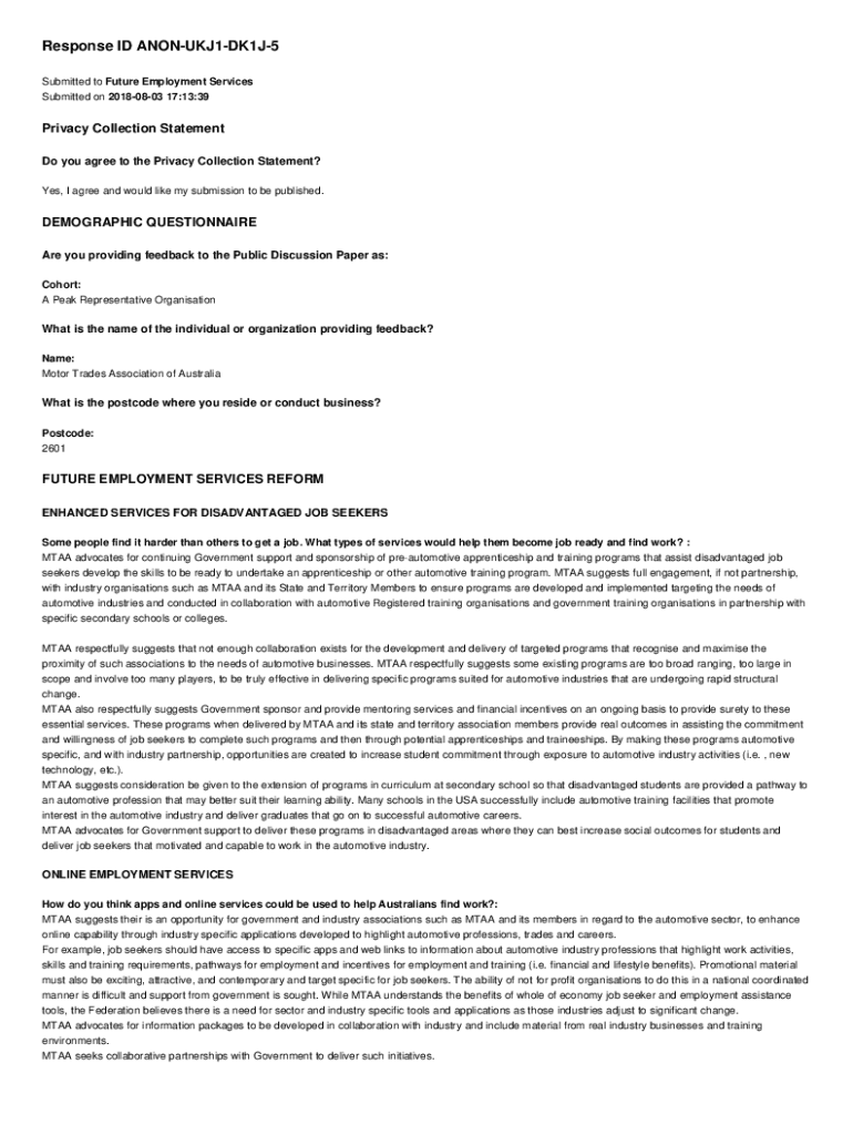 Fillable Online Medical Technology Industry Workforce and Skills Review