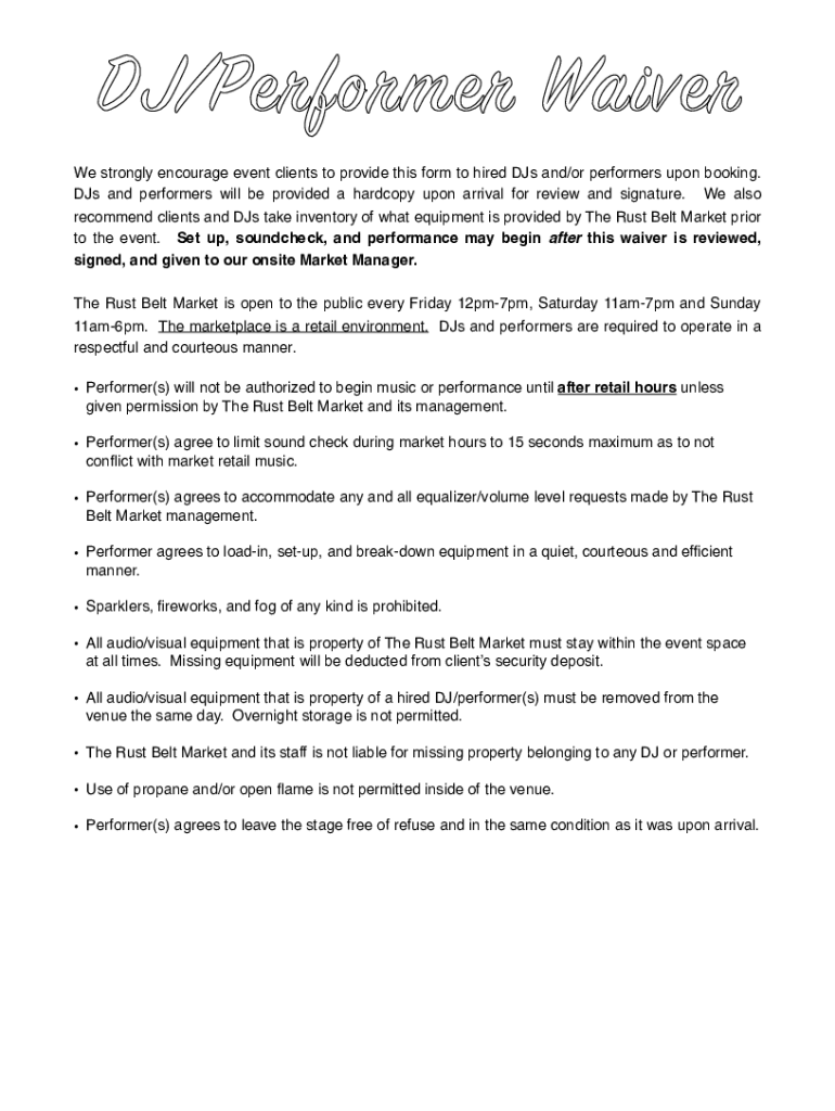 Fillable Online Disk Jockey (DJ) Resume Samples & 20+ Job Description