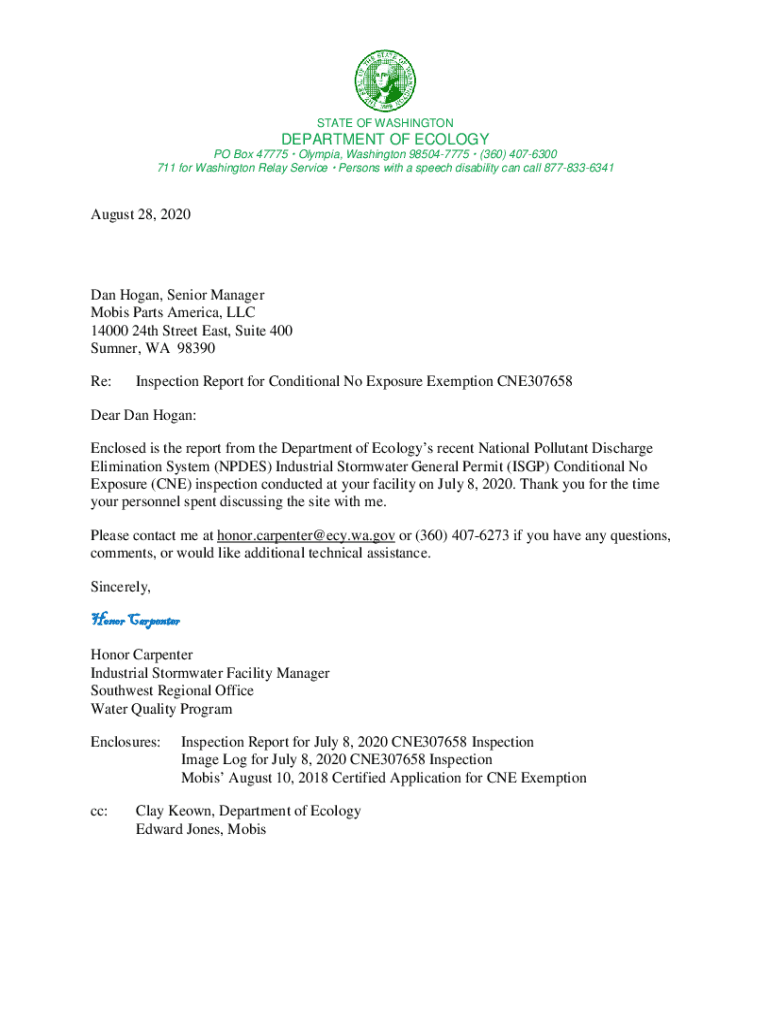 Fillable Online Mobis Parts America, LLC CNE307658 7820