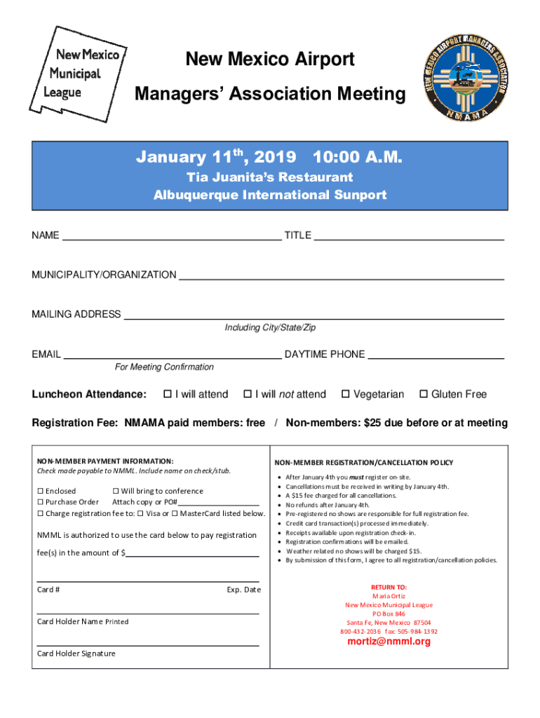 Fillable Online 4 Local Election Act New Mexico Municipal League Fax