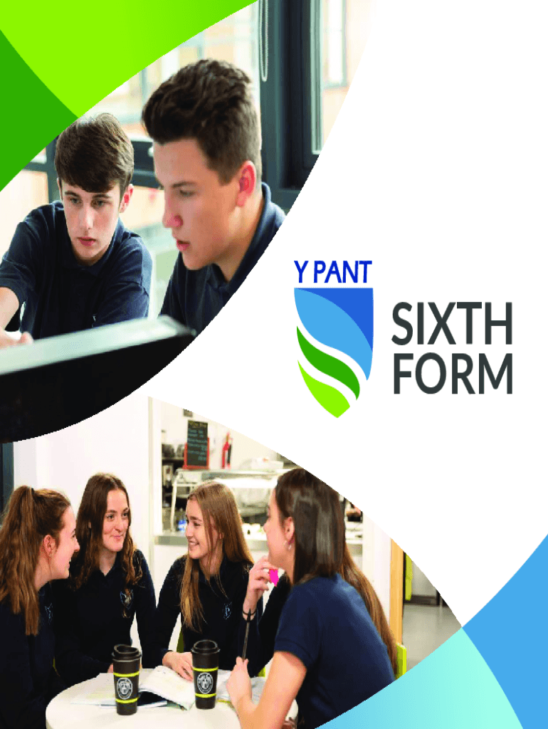 Fillable Online Y Pant Sixth Form Prospectus Y Pant School Fax Email