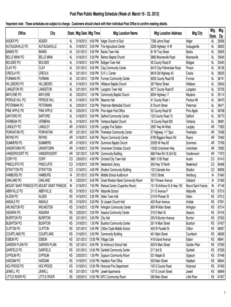 Fillable Online Office City ADGER PO AUTAUGAVILLE PO BANKS PO BELLE