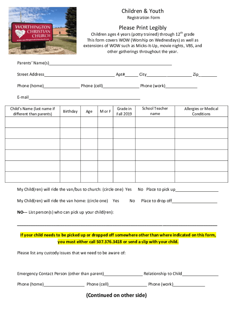 Fillable Online How to Register Your Child for SchoolHow to Register