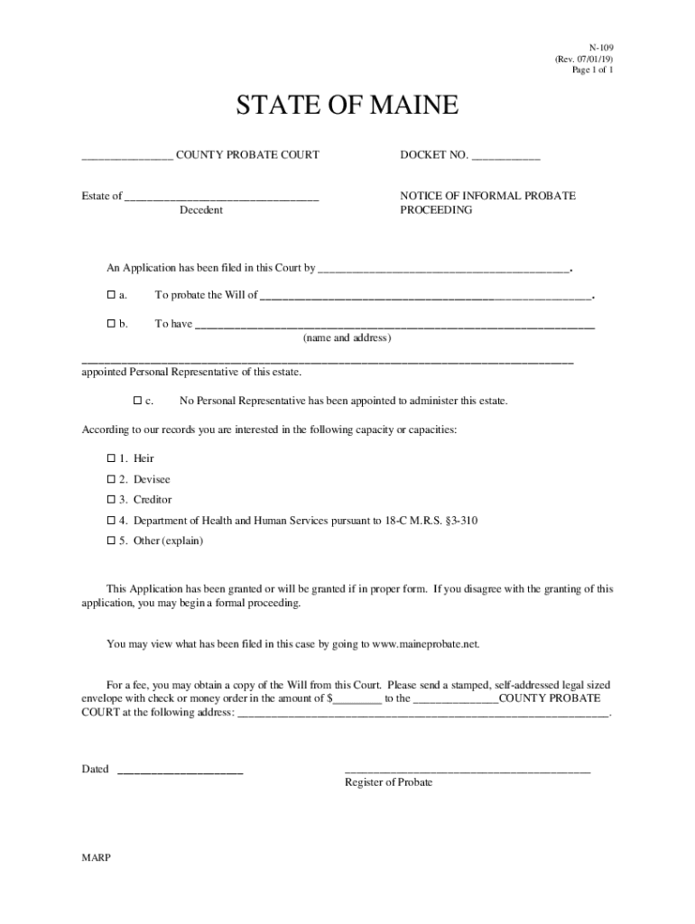 Fillable Online Maine Revised Statutes Search Form Fax Email Print pdfFiller