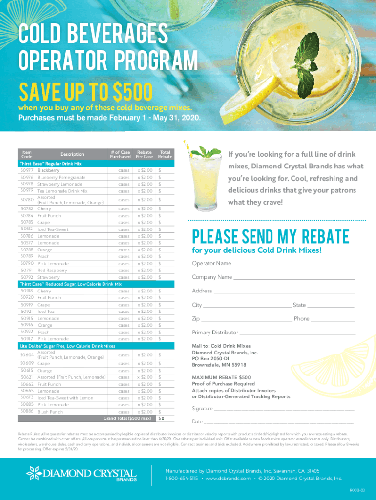 Fillable Online A Ranking of the Best StoreBought Cold Brew