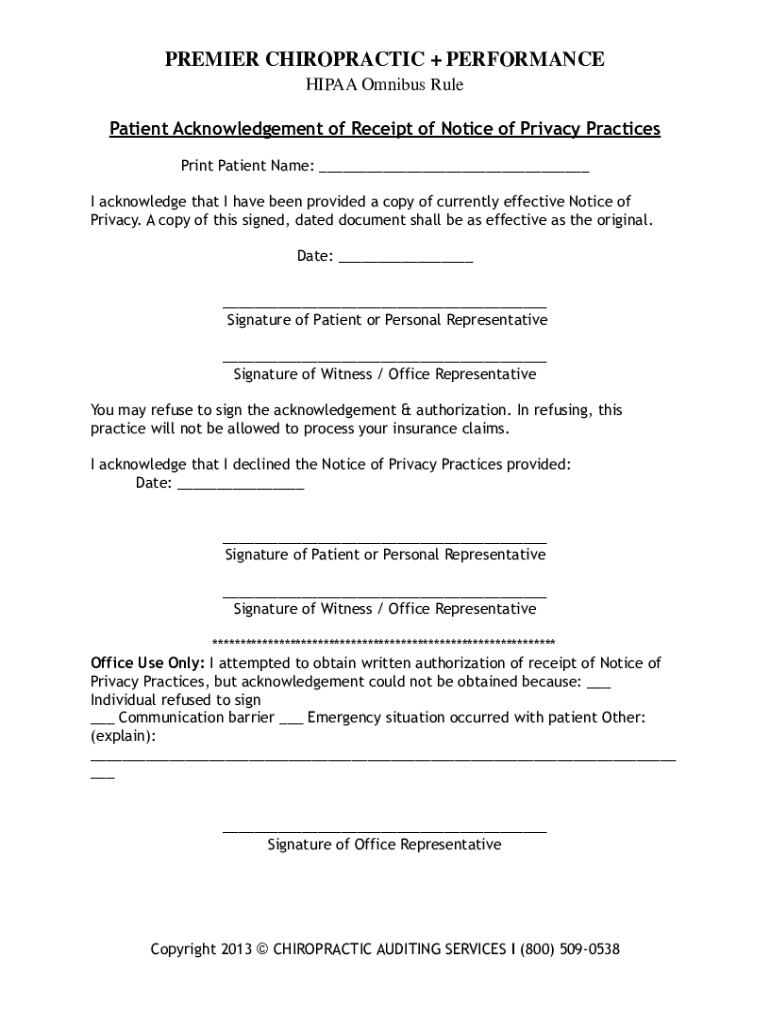 Fillable Online Patient HIPAA Form Fax Email Print - pdfFiller