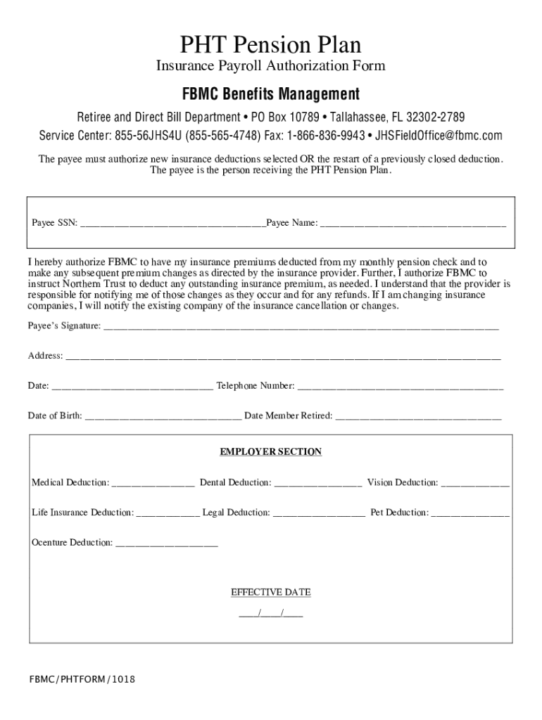 Jackson Health System Pension Plan Fill Online, Printable, Fillable