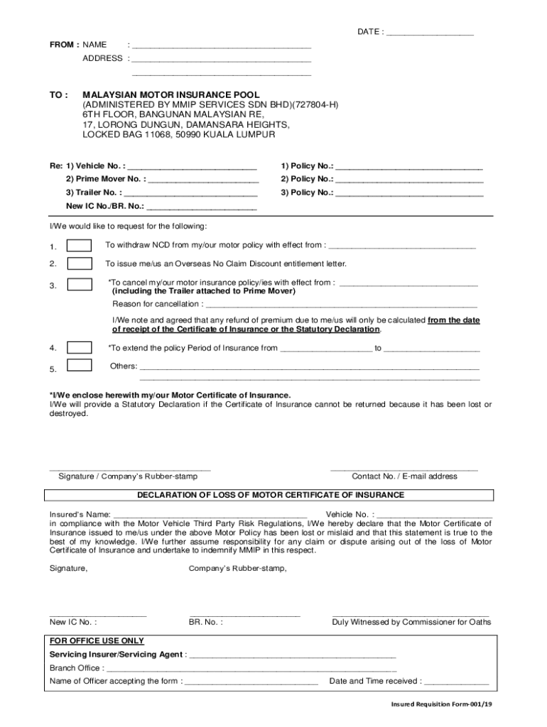 Mmip Insurance Address Fill Online, Printable, Fillable, Blank