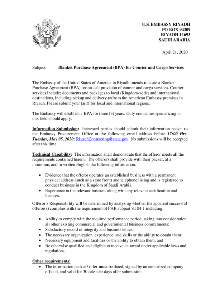 Fillable Online U.S. EMBASSY RIYADH PO BOX 94309 RIYADH 11693 SAUDI ARABIA Fax Email Print