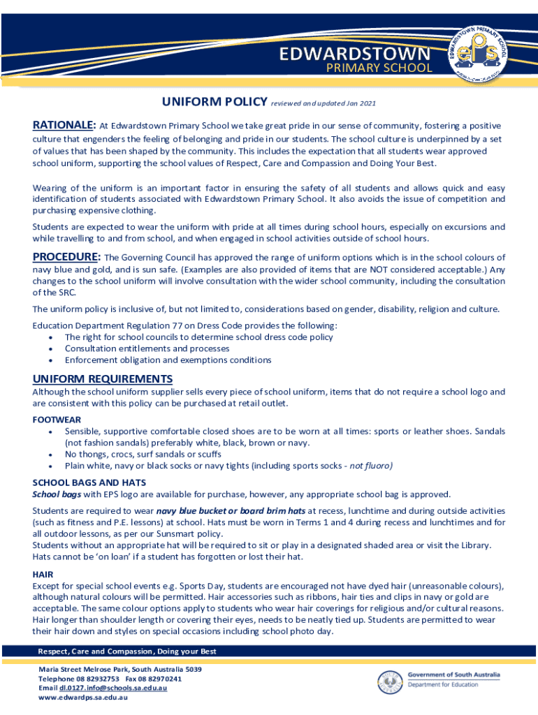 Fillable Online Pros and Cons of School Uniforms ThoughtCoPros and