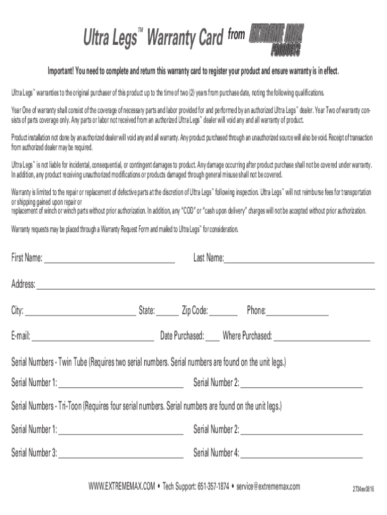 Fillable Online Should You Really Fill Out That Warranty Registration