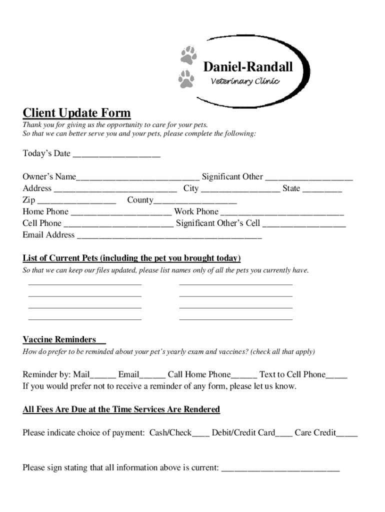 Fillable Online How to Thank Your Veterinarian The Trupanion BlogThe