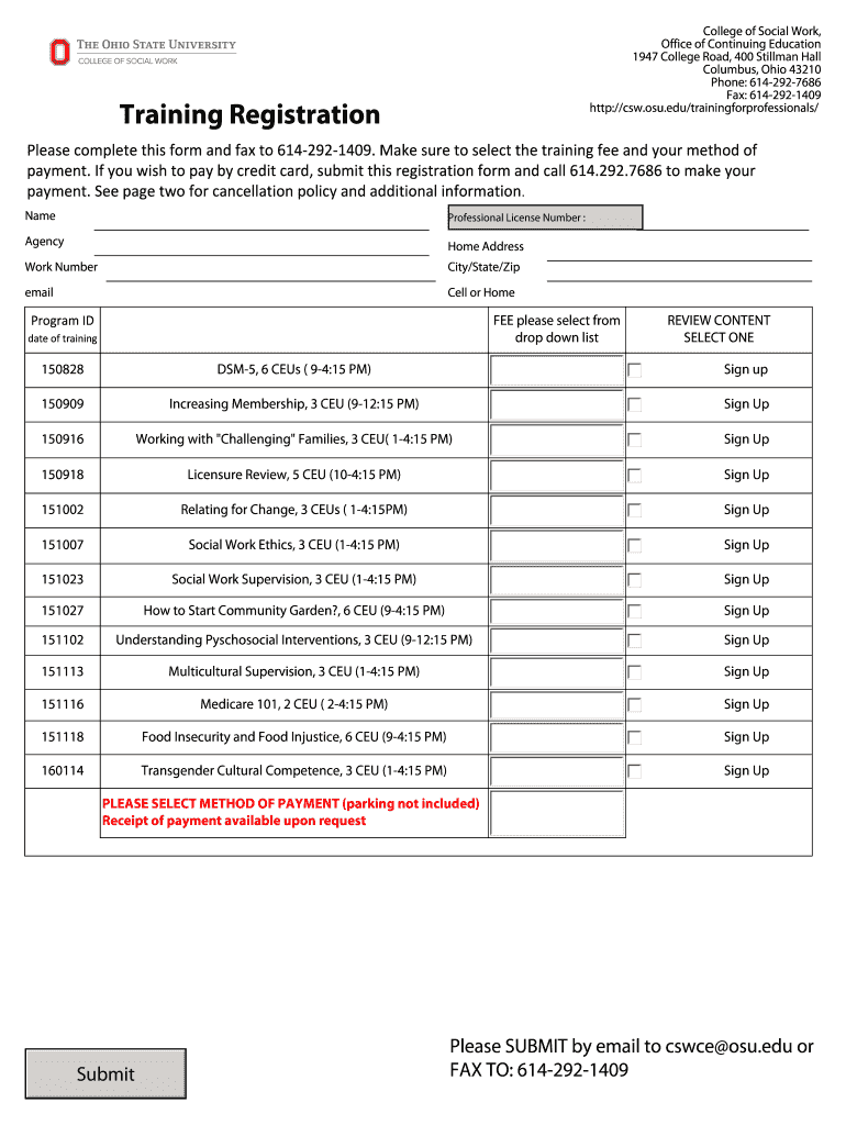 Fillable Online REGISTER (fees vary and can be found on the registration form) Fax Email Print