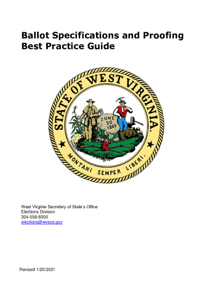 Fillable Online sos wv Virginia Sample Ballot Ballotpedia Fax Email