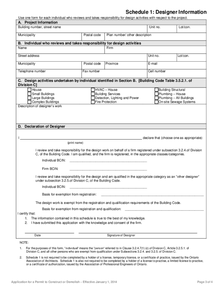 20142024 Canada Schedule 1 Designer Information Fill Online, Printable