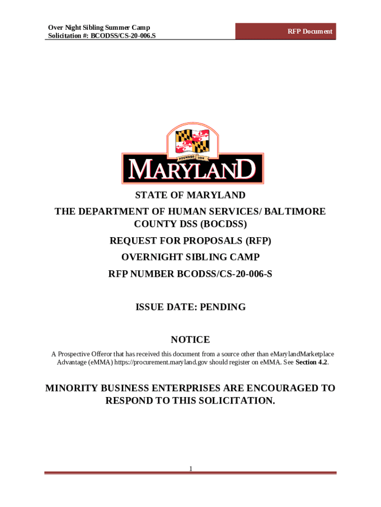 Baltimore County Department of Social Services, Medical Doc Template pdfFiller