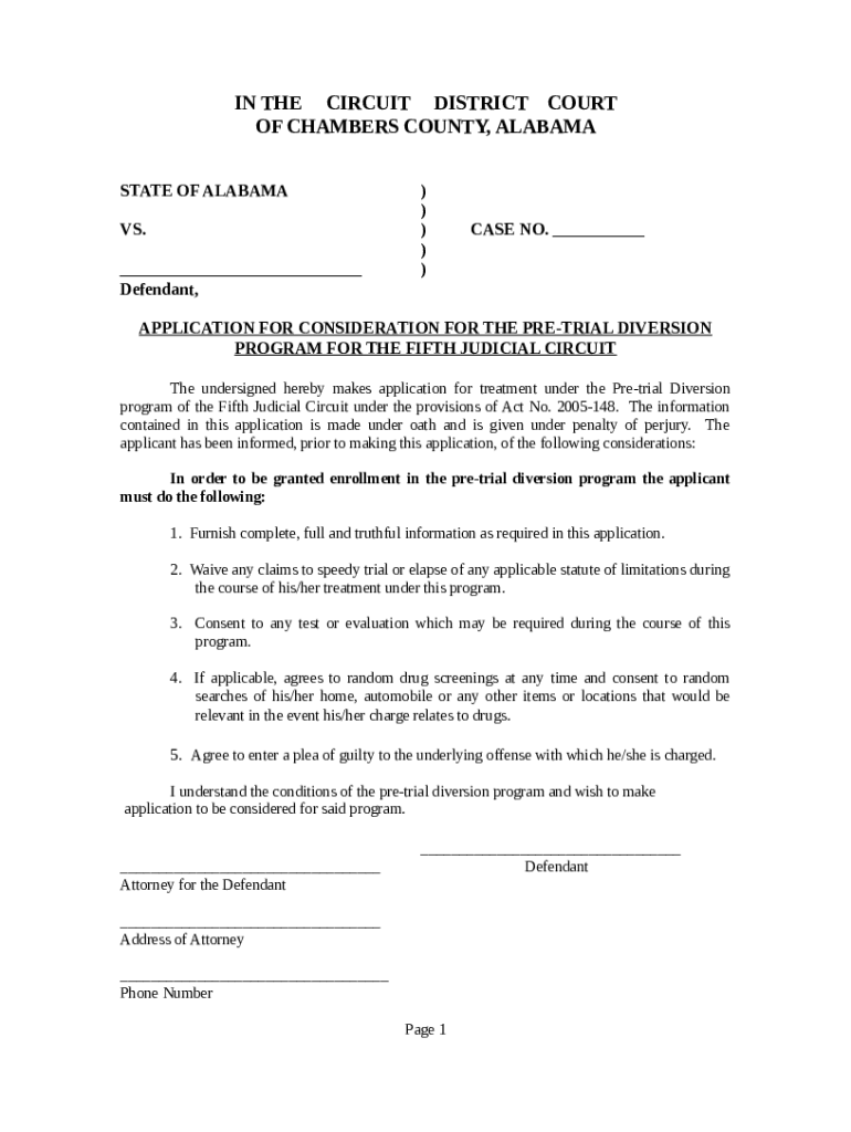 IN THE CIRCUIT COURT OF TALLAPOOSA COUNTY, ALABAMA Doc Template pdfFiller