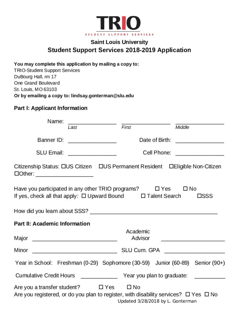 Saint Louis University Fact Sheet Academic Year 20182019 Doc Template