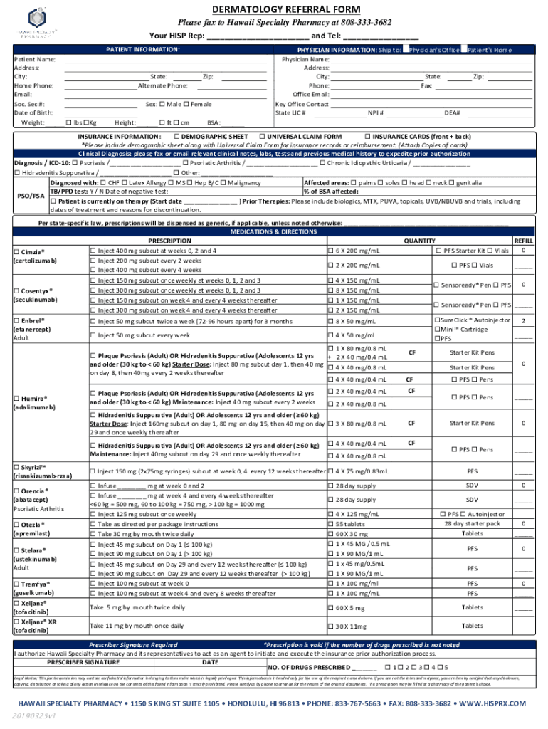 Fillable Online Bioplus Specialty Pharmacy Referral Forms Fax Email