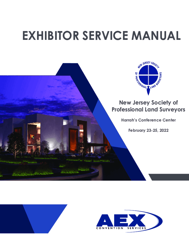 Fillable Online New Jersey Society of Professional Land Surveyors