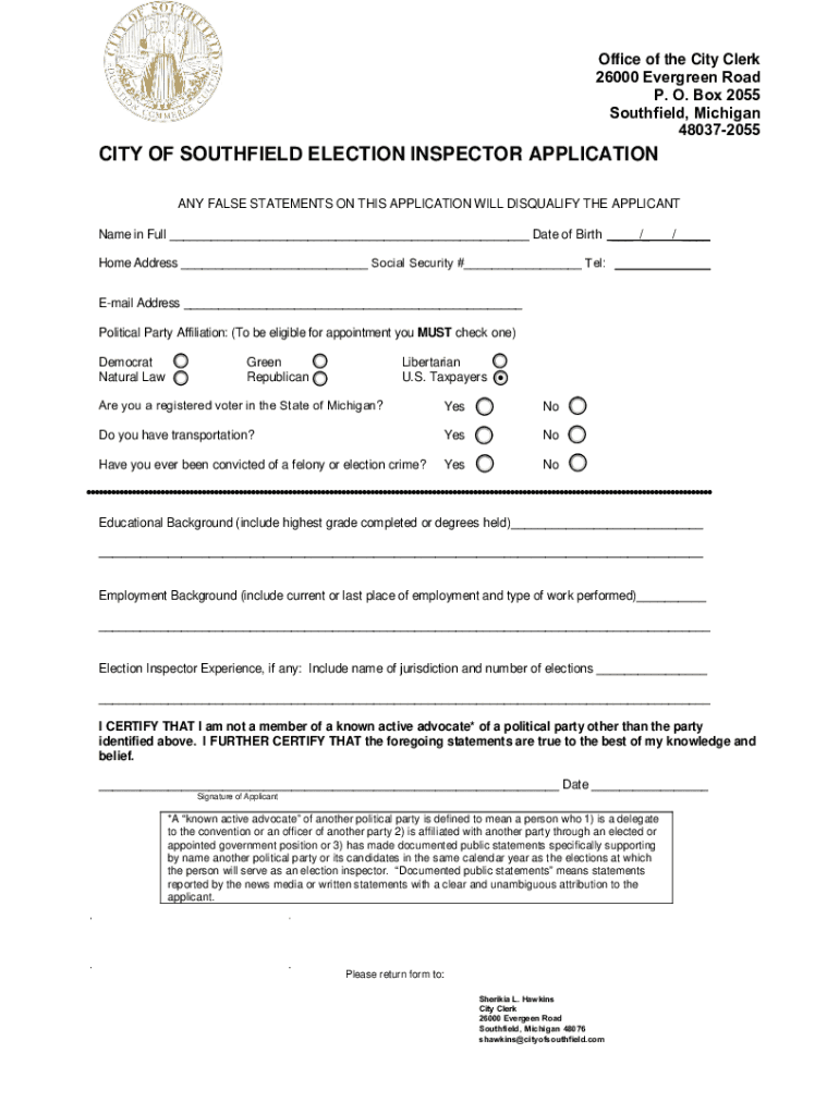 Fillable Online Clerk's