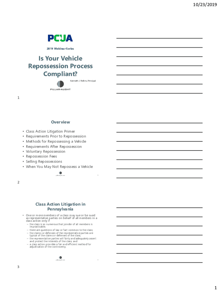 Fillable Online Repossession Rights Dealing with a Car Repo Laws