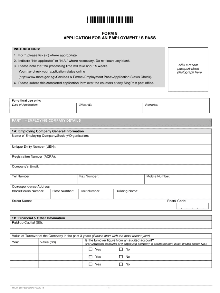 2014 Form SG MOM (WPD) 008 Fill Online, Printable