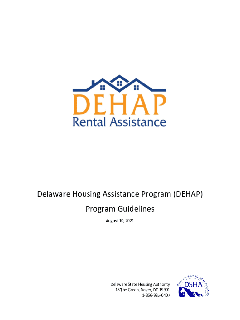 Fillable Online Delaware Housing Assistance Program (DE HAP) Delaware