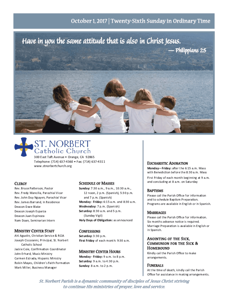 Fillable Online bulletins 20160515Receiv e the Holy