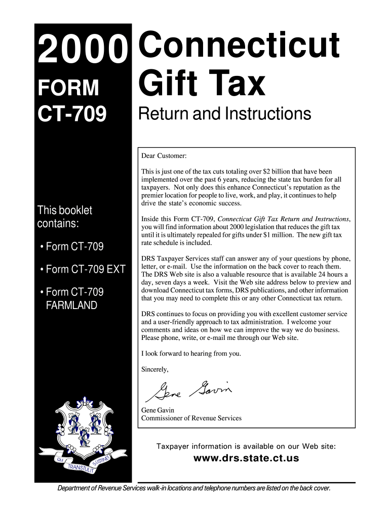 CT709, 2000 Connecticut Gift Tax Booklet CT.gov Fill out & sign online DocHub