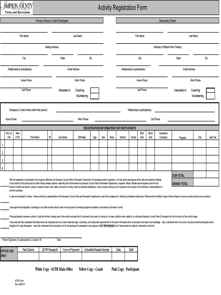 Fillable Online Parent Code of Conduct Sampson County Fax Email Print pdfFiller