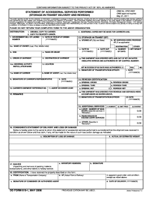 Dd619 - Fill Online, Printable, Fillable, Blank | pdfFiller