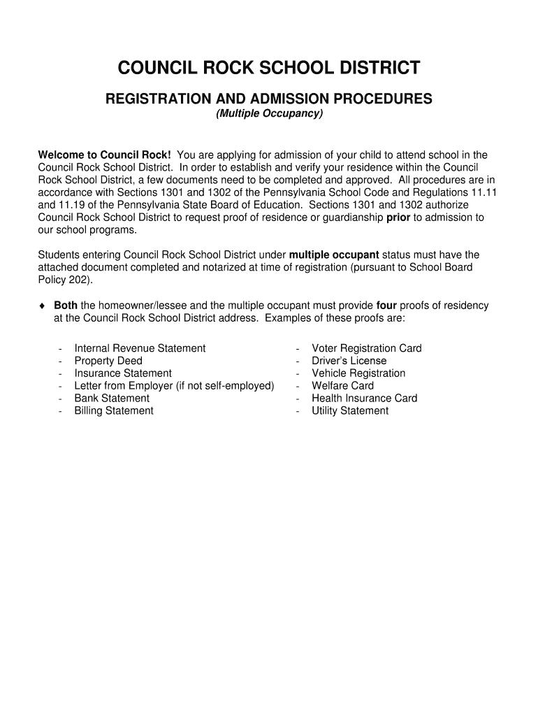 Council Rock School District Multiple Occupancy 20072022 Fill and