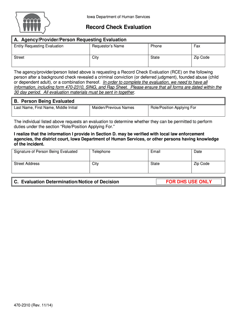 IA DHS 4702310 2014 Fill and Sign Printable Template Online US