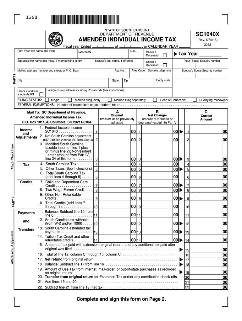 Xwxx 2015 tax forms Fill out & sign online DocHub
