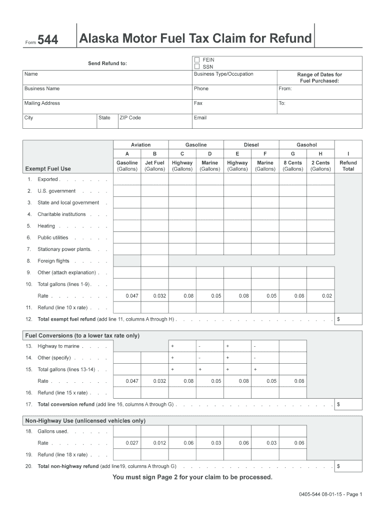 Alaska Motor Tax Fill Online, Printable, Fillable, Blank pdfFiller