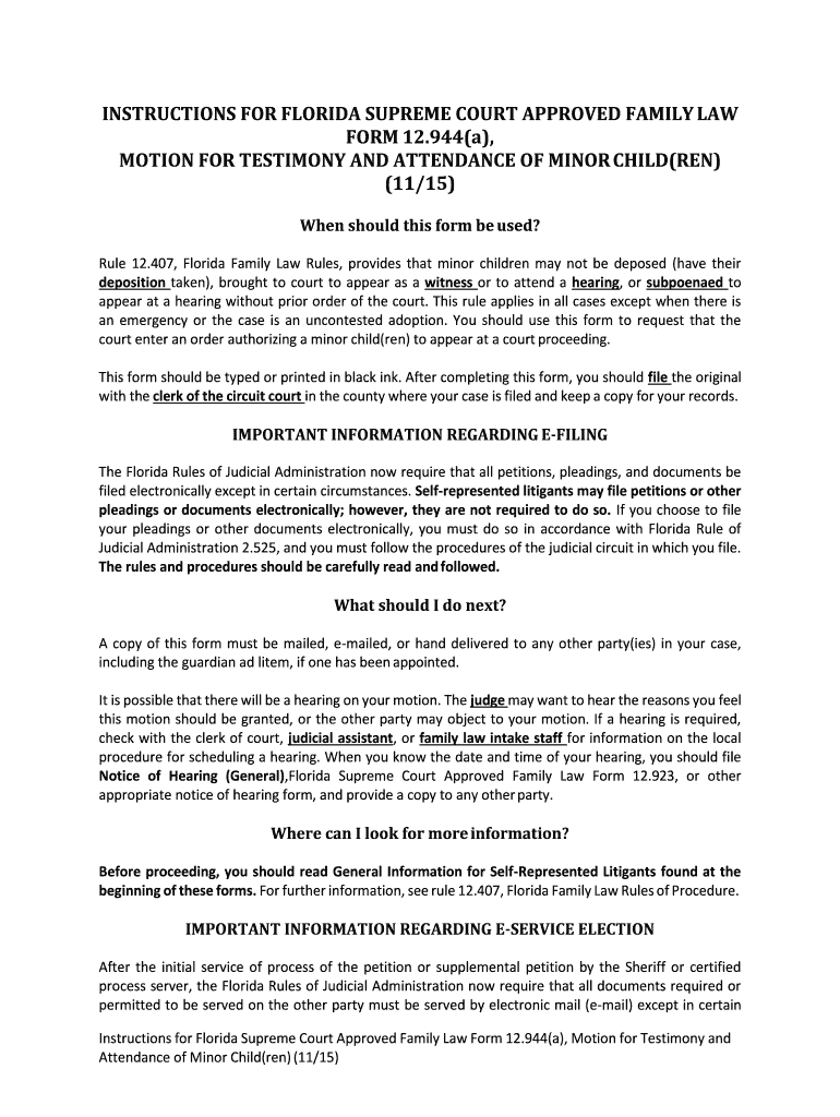 Motion Testimony Child Fill Online, Printable, Fillable, Blank