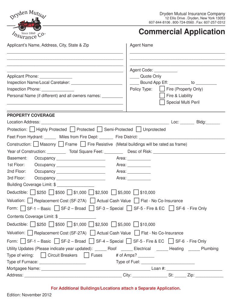 Fillable Online CL App P1112.indd Dryden Mutual Fax Email Print